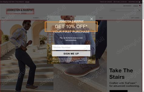 Promotional code for johnston and murphy - If you are using a screen reader and need assistance using our website, please call 1-800-424-2854. We are available Monday-Friday 7am-7pm CST and Saturday 9am-2pm CST. Shop Johnston & Murphy for a premium selection of men's and women's shoes, apparel and accessories. Free shipping and free 365-day returns for J&M …